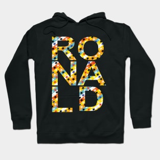 Ronald, name, typography Hoodie